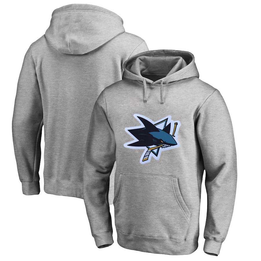 San Jose Sharks Gray All Stitched Pullover Hoodie,We sell and wholesale San Jose Sharks Gray All Stitched Pullover Hoodie on line form chian!
